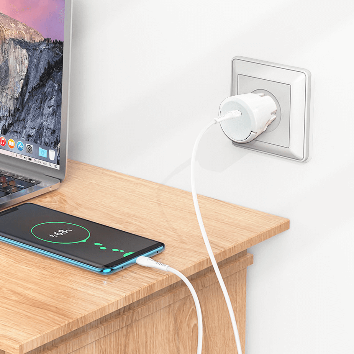 Ổ cắm sạc nhanh du lịch PA-GE1-U30