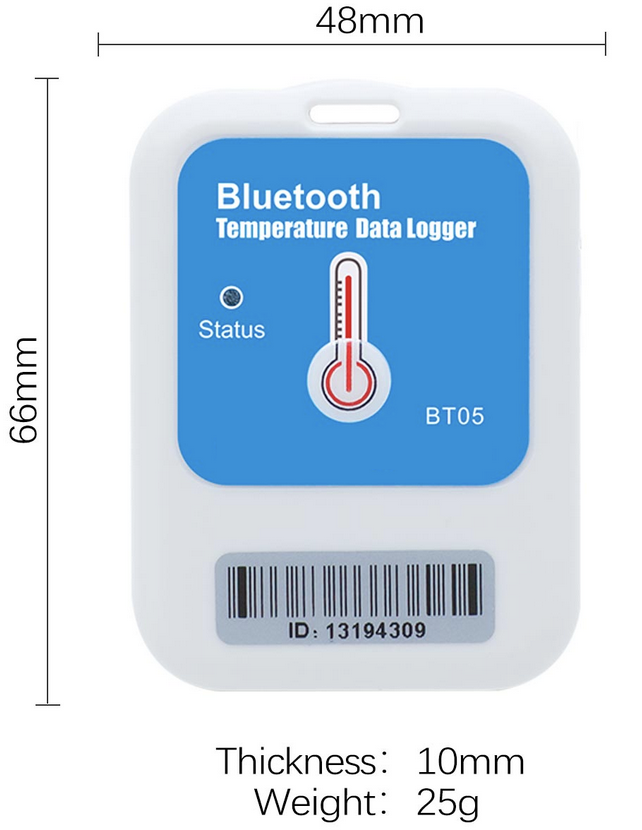 Thiết bị ghi dữ liệu nhiệt độ, độ ẩm Bluetooth - BT05