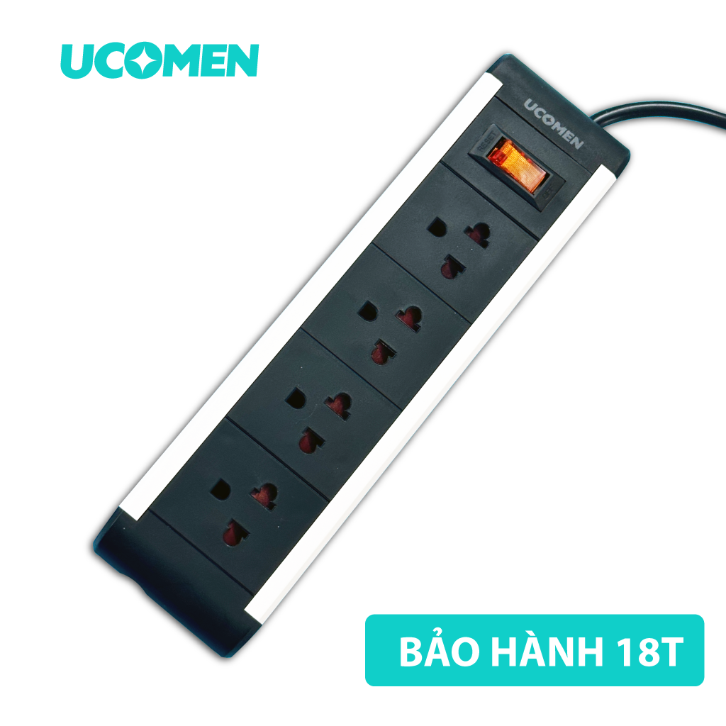  PMS-VN2-04KSG - High-quality safe power socket with anti-overload
