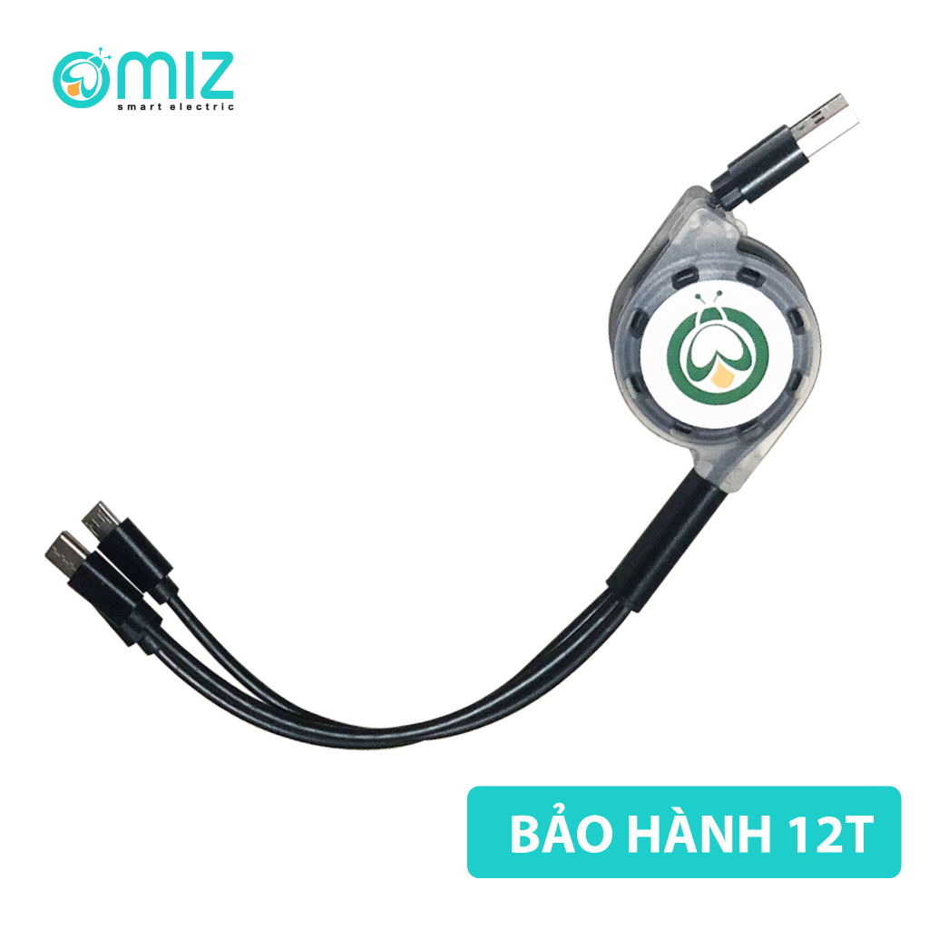 Cáp sạc nhanh 3 in 1 Omiz RXD-SSX304